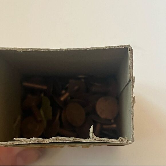 Vintage Eagle Brand Assorted Copper Belt Rivets and Burs - Picture 7 of 10